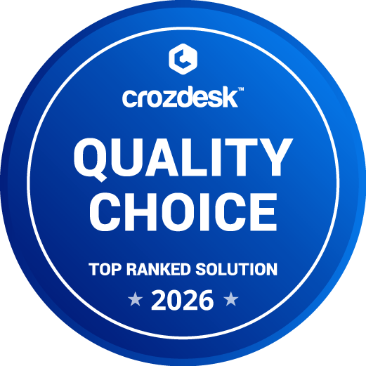 Crozdesk Quality Choice 2026 badge